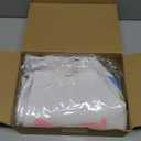 3 PCS Easter Eggs Hunt Basket for Kids Canvas Bunny Basket Egg Bags Rabbit Fluffy Tails Party Celebrate Decoration Gift Toys Carry Bucket Tote