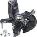 DOSKJOK Steering Knuckle Wheel Hub Bearing Assembly Front Right Passenger Compatible with Beetle 1998-2010 Golf 1999-2006 2010 Jetta 1999-2005 698-374