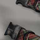 ARING PET Christmas Dog Collar, Cute Xmas Pet Collar with Sailor Bowtie Red and Green Plaid Bow Tie Collars with Metal Buckle for Puppy Small Medium Large Boy Girl Dogs-M