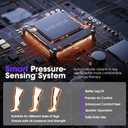SAN HIMA Air Compression Leg Massager - Sequential Full Leg Compression Boots for Circulation & Pain Relief | 6 Modes 6 Intensity Recovery Boots for Athletes - Feet, Calves & Thighs (Large)