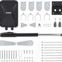 CO-Z Automatic Swing Gate Opener Kit, Electric Gate Opener for Doors up to 660lb 18ft, Driveway Home Garden Gate Opening System for Swing Gates, Gate Complete Kit with Remote Controls & Release Keys