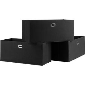 Winsome Wood Torino Storage/Organization, Black (3-Basket)