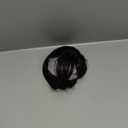 Hair Topper with Bangs Clip, 360 3D Cover Hair Toppers for Women with Thinning Hairs, 10 Inch Straight Clip in Bangs Hairs Piece for Women Daily Wear (2#-Natural Black)