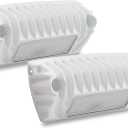 Chelhead RV Porch Light White Aluminum Base 12V DC RV Exterior Led Lighting Outside Lights Compatible with RV Camper Trailers Porches Towing 5th Wheels Utility Vehicles Boat