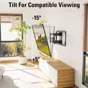 Mounting Dream TV Wall Mount for 32-65 Inch Television,Mount with Swivel and Tilt, Full Motion Bracket with Articulating Dual Arms, Fits 16inch Studs, Max VESA 400X400 mm, 99lbs, MD2380