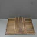 Wooden Cutting Boards for Kitchen Acacia Wood Cutting Board with Juice Groove Built-in Handle Cutting Board Set for Meat Fruits Vegetables