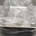 Enclosed Stainless Steel Cat Litter Box with Lid, XL Extra Large Litter Box for Big Cats, Metal Litter Pan High Sided, Never Absorbs Odors, Anti-Urine Leakage, Easy Cleaning, Include Scoop (B--Dark Gray)