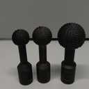 3 Pcs Sphere Rotary Burr Ball Gouge Angle Grinder Attachments Spherical Grinding Head Wood Carving Burrs for Carving Grinding Polishing Engraving Accessories (Black, 5/8-11 Threads, 36, Medium)