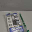 Wahl Groomsman Battery Operated Facial Hair Trimmer for Beard & Mustache Trimming Including Light Detailing and Body Grooming  Model 9906-717V (Silver)