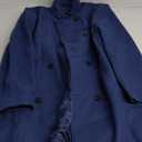 TruClothing Mens 3/4 Long Double Breasted Overcoat Jacket Wool Coat XL