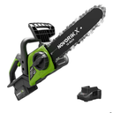 NovorikX 20V Cordless Chainsaw, 10-Inch Electric Chain Saw with 4.0Ah Battery & Charger, Auto Oiler, Tool-Free Chain Tension for Tree Trimming, Branch Cutting & Yard Work