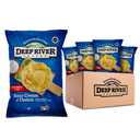 Deep River Krinkle Cut Sour Cream and Onion Flavored Chips 2 oz (Pack of 24) Gourmet Potato Chips Snack - Perfect Crunchy Snack for Parties and Lunches- Premium Quality Ingredients (EXP NOV 17 2025)