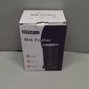 SIMPLETASTE Milk Frother, 4-in-1 Electric Milk Frother and Steamer, Automatic Warm and Cold Foam Maker and Milk Warmer for Latte, Cappuccinos, Dark Blue (Medium)