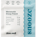 6 Pack Snooze Melatonin Sleep Patches – Wearable, No Latex, Easy to Use – Supports Natural Sleep 10 pks. 60 total