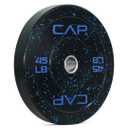CAP Barbell 45 lb. Rubber Olympic Bumper Plate | Multiple Options/Colors