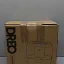 Dreo Humidifiers for Bedroom, Top Fill 4L Supersized Cool Mist Humidifier, 32H Runtime, 28 dB Quiet Ultrasonic Air Humidifier for Large Room, Plants, Baby Nursery, Indoor, Night Light, Easy to Clean (White)