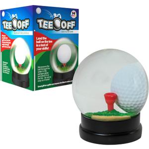 Funtime Tee Off Golf Globe Problem Solving Fun Puzzle - Put The Ball on The tee  not as Easy as it Looks!, Multi-Coloured