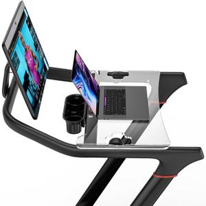 SELINA Tread Laptop Tray Compatible with the New Peloton Tread - Desk Attachment Specifically Designed for Your Peloton Tread - Walk While You Work With A Sturdy Treadmill Tray - Dedicated Phone Holde