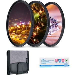JJC 67mm Variable Star Filter Cross Screen Starburst Filter Kit for Canon EF-S 18-135mm f3.5-5.6 USM Lens, RF 24-105mm F4-7.1 Lens for Sony FE 24-70mm f4 Lens & Other Lenses with 67mm Filter Thread