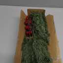 Watayo 45 Pcs Christmas Artificial Pine Branches with Red Berry Stems, 10.5" Faux Evergreen Norfolk Pine Cypress Leaves Stems, Fake Foliage Pine Needles Picks for DIY Craft Garland Home Decor