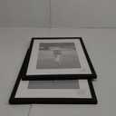 ENJOYBASICS 12x16 Picture Frame, Display Poster 9x12 with Mat or 12 x 16 Without Mat, Wall Gallery Photo Frames, Black, 2 Pack