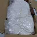 Bearhug Electric Blanket King Size 100" x 90", Dual Controller Heated Blanket, White Flower Patterns Faux Fur & Warm Sherpa, 10-Heat Levels & 1-12H Auto Off,ETL, Machine Washable