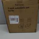 Automatic Dog Cat Feeder and Water Dispenser Gravity Food Feeder and Waterer Set with Pet Food Bowl for Small Medium Dog Puppy Kitten, Large Capacity 1 Gallon x 2 (Green)