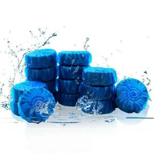 Dimsile 8 Pack Toilet Bowl Cleaners Automatic Long Lasting Blue Toilet Bowl Tablets Bottle for Tank Bathroom Powerful Cleaning Easy to Use