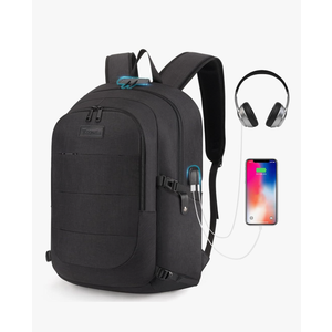 Tzowla Travel Laptop Backpack Water Resistant Anti-Theft Bag with USB Charging Port and Lock 15.6 Inch Computer Business Backpacks for Women Men Work College Gift,Casual Daypack