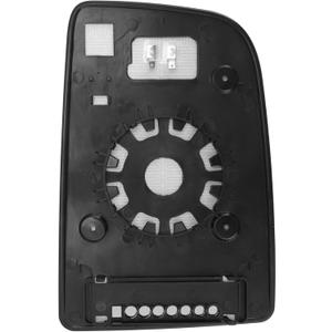 X AUTOHAUX Car Rearview Mirror Glass Replacement with Backing Plate Heated Left Driver Side for Mercedes-Benz Sprinter 2500 3500 2010-2018