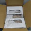 AmazerBath 7 Inches Bamboo Toilet Stool Squat for Adults, Foldable Poop Stool for Bathroom, 0.79" Thickness Potty Step Stool with NonSlip Strip, No Assembly Required, SpaceSaving, White