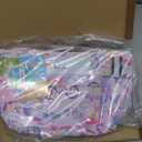 Fitense Kids Bike Basket, Bicycle Basket Front Handlebar, Waterproof Cute Fabric Children's Bike Basket, Kids Bike Accessories Fit Most Boys, Girls, Toddlers Bike or Scooter, Easy to Install, Pink Unicorn