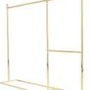 HOMSFOU Doll Clothes Rack for 18 Inch Dolls Mini Fashion Dream Wardrobe Doll Hanger Organizer for Clothes Storage and Dollhouse Bedroom Accessories