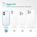 Speck Presidio Perfect Clear iPhone 16 Case - Slim Phone Case