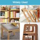 14PCS 2.99 x 0.63 Black Straight Flat Brace, Stainless Steel Sturdy Bracket, Metal Strap for Wood Furniture Chair with 56PCS Screws