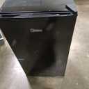 Midea MERM33S1ABB Mini Fridge, 3.3 Cu.ft Compact Fridge with Internal Light, Adjustable Thermostat, Reversible Door, Low Noise for Dorm, Office, Bedroom Black, 3.3 Cubic Feet