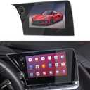 Daeiclru Screen Protector Compatible with Chevrolet Corvette C8 2020-2023, Navigation Display Protective Film, HD Clear Tempered Glass Protective Film