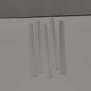 AmazerBath 5 PCS Shower Door Side Seal Strip for 3/8 Inch Glass - 15.75 Inches x 5, 5 Sections Segmented Shower Installation Kit, Frameless Glass Door Seal Strip