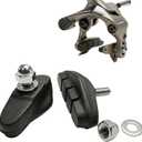 2 x C Brake Pads for Road Bike BMX City Bicycle Brake Pads Replacement Brake Shoes 48mm, Pair