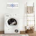 2 x Gkwa Nautical Bathroom Decor, Rustic Wood Sign, 15 x 7.5 Inches, Wall Mount