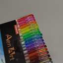 Aen Art Glitter Gel Pens for Adult Coloring Books, 36 Colors Gel Marker Set Colored Pen with 40% More Ink for Kids Drawing, Doodling, Crafts and Taking Note