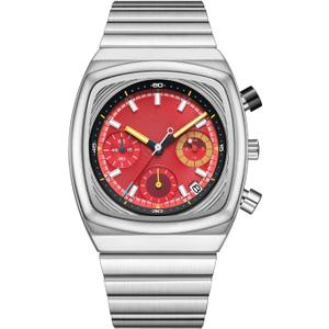 CILOA Mens Watches Chronograph Stainless Steel Waterproof Date Analog Business Fashion Wristwatch for Men