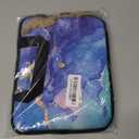 Universal 7-9 inch Tablet Sleeve Ultra-Portable, Neoprene Carrying Sleeve Case Bag Compatible with 7" 8" 8.5" 8.9" 9" Apple iPad mini, Samsung, Google, HP, Acer(Purple Blue Marble)