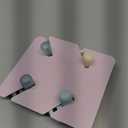 Tommee Tippee Stay Put Pacifier Set, Contains 2 Ultra-Light StayPut Glow in The Dark Pacifiers and 2 Ultra-Light StayPut Pacifiers, 0-6 Months, One-Piece Silicone Design, Pack of 4 (Blue Green)