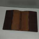 Newestor Travelers Notebook Cover with Inner Pockets, Card Slots and Pen Holder, A5 Size, Dark Brown