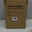 Touch Control Crystal Table Lamp with USB C+A Charging Ports, 3-Way Dimmable Bedside Touch Lamp Decorative Nightstand Lamp with Elegant Lampshade for Living Room Bedroom, B11 LED Bulb Included