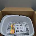 Arm & Hammer Large Sifting Litter Box Scoop Free Cat Litter Tray with Microban, Made in USA