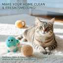 [Stock Up Value] Pet Odor Neutralizer Spray for Dog and Cat Urine - 16.9oz Plant-Based Enzyme Cleaner - Professional Strength Deodorizer for Carpet, Furniture and Litter Box - Unscented