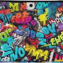 Cool Graffiti Laptop Sleeve Case 15-16 Inch Laptop Sleeve Bag Compatible with Notebook Portable Waterproof Laptop Cover for Computer (11.8x15.7x0.8in)