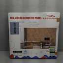 2 Pack Large Acoustic Panels,23.6 x 23.6 Inches Soundproof Wall Panels,Decorative Sound Panels,Self-Adhesive Acoustic Wall Panels,Decorative Soundproof Panels for Home Studio Office,Log color